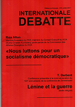 Zimmerwald internationale Debatte