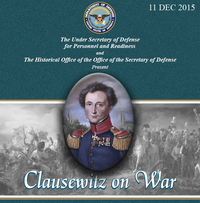 Announcement of a 2015 Panel on Clausewitz at the Pentagon