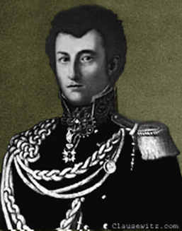 Portrait, Lieutenant-Colonel Clausewitz in Russian uniform c.1813