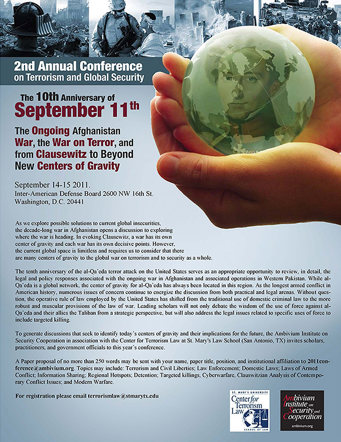 2nd Annual Conference on Terrorism and Global Security