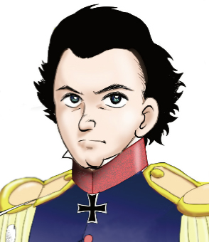 Clausewitz as depected in a Japanese book of cartoons